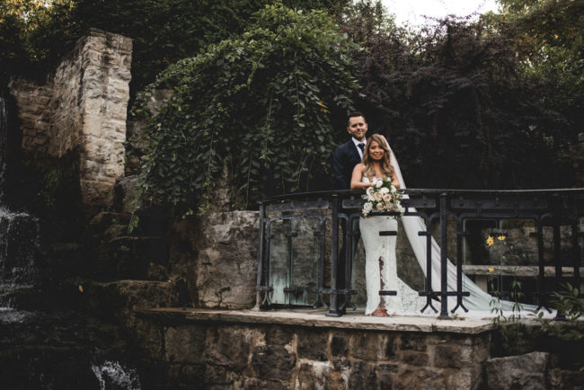 Ancaster Mill Waterfall Wedding Photos