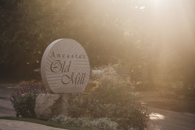 Ancaster Mill Waterfall Wedding Photos