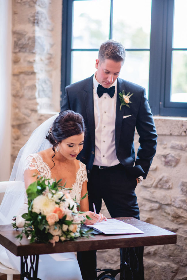 Elora Mill Autumn Wedding Photography