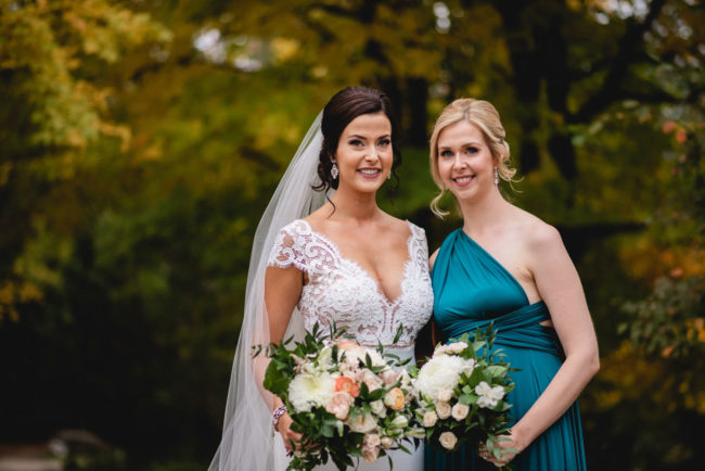 Elora Mill Autumn Wedding Photography