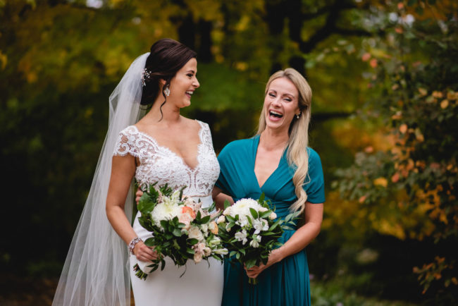 Elora Mill Autumn Wedding Photography