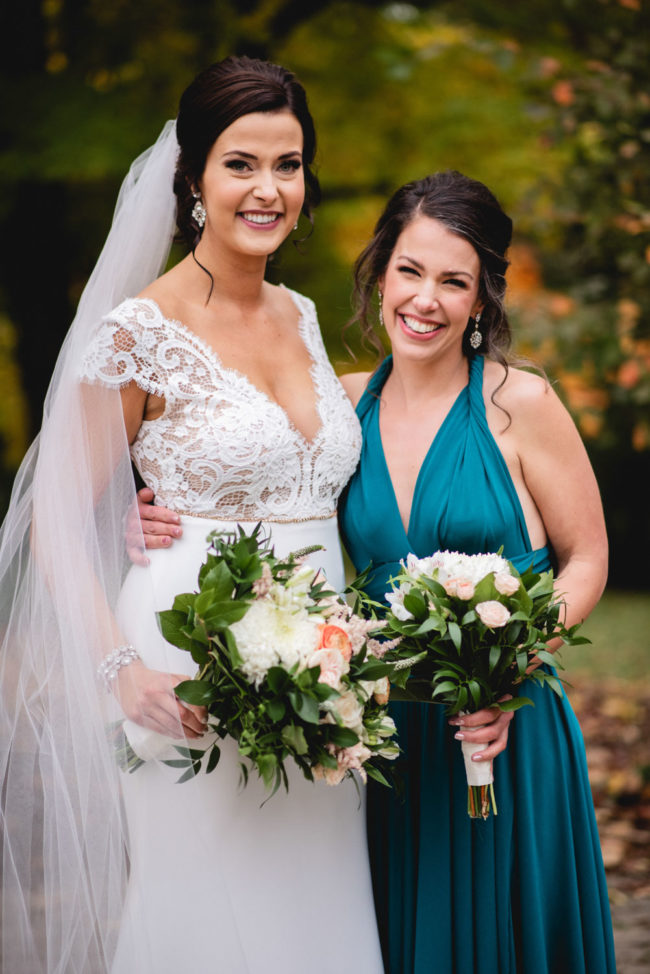 Elora Mill Autumn Wedding Photography