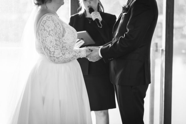 Winter Cambridge Mill Wedding Photography