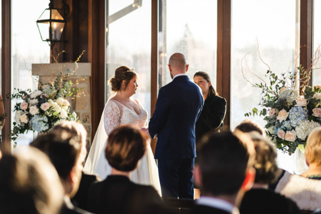 Winter Cambridge Mill Wedding Photography