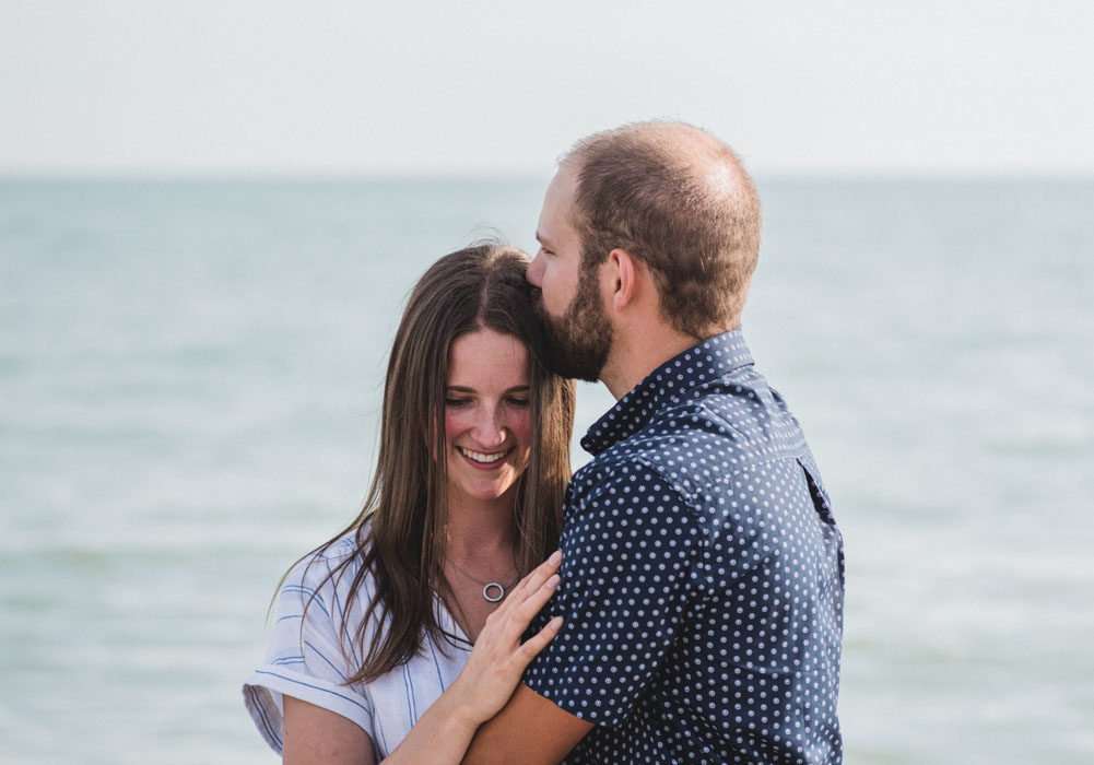 Port Stanley Sunset Beach Engagement Photography