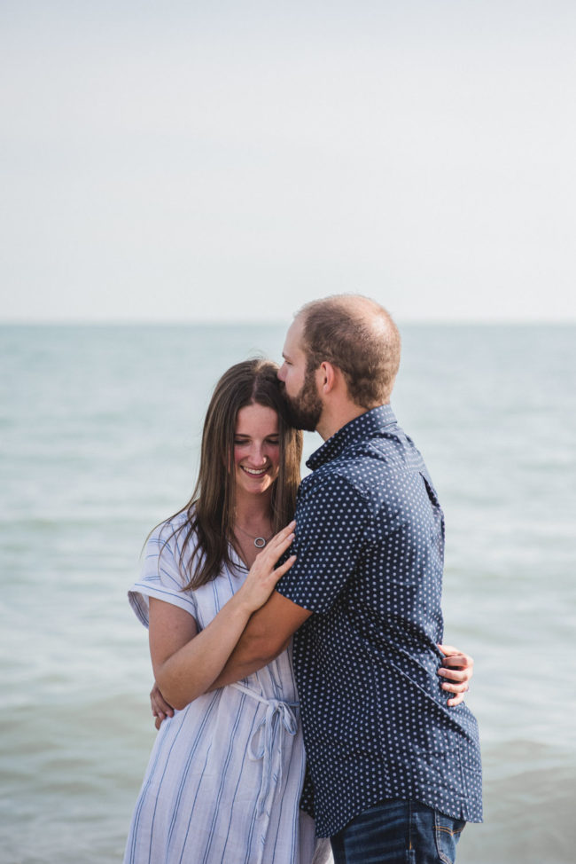 Port Stanley Sunset Beach Engagement Photography