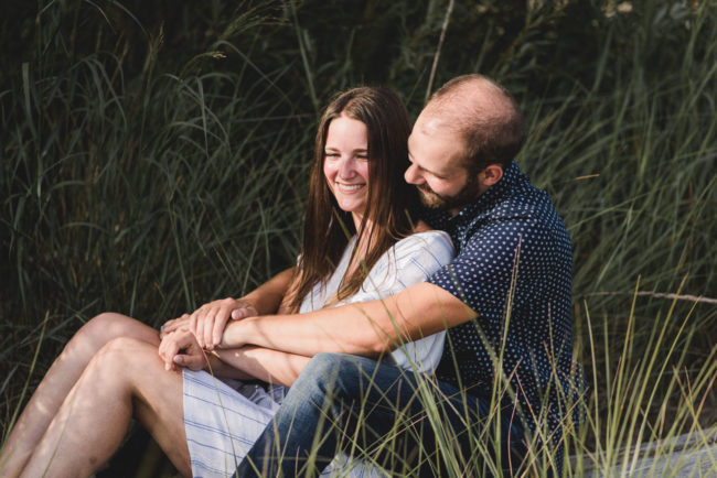 Port Stanley Sunset Beach Engagement Photography