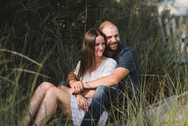 Port Stanley Sunset Beach Engagement Photography