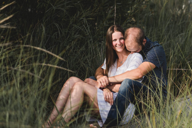 Port Stanley Sunset Beach Engagement Photography