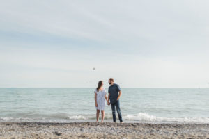 Beach engagement photographer