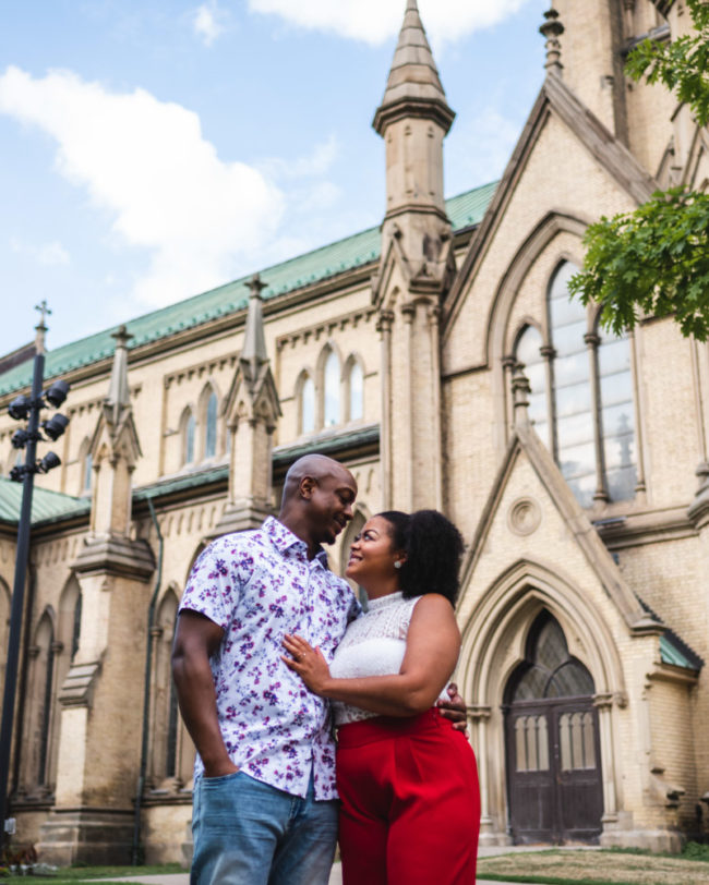 Cathedral Church of St James Engagement Photography Toronto