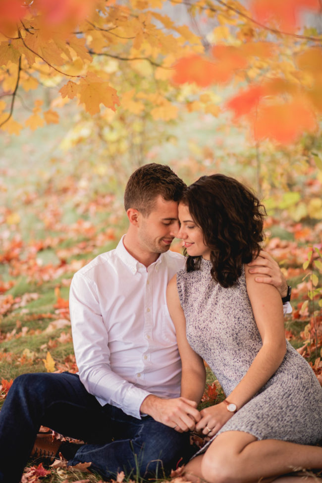 Colourful Autumn Engagement Photography