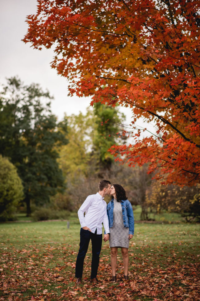 Colourful Autumn Engagement Photography