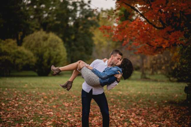 Colourful Autumn Engagement Photography
