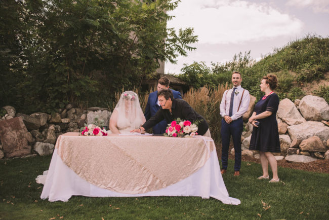 Same sex wedding photography