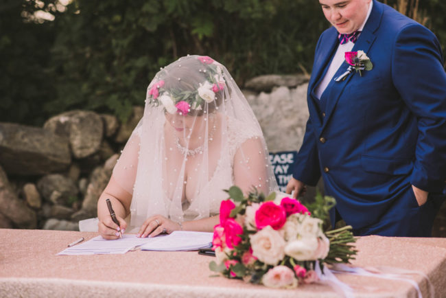 Same sex wedding photography