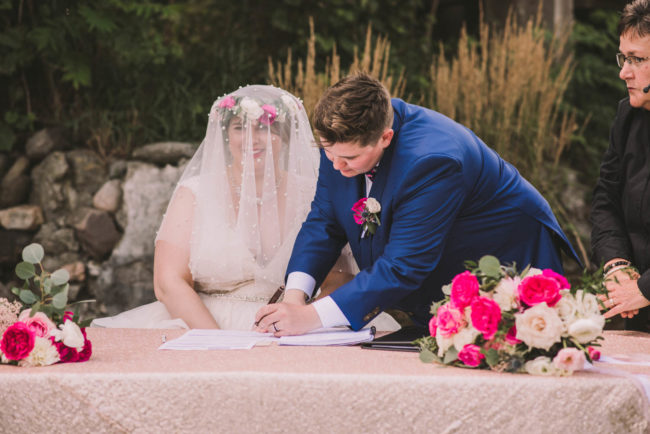 Same sex wedding photography