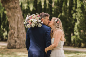 Covid wedding photography