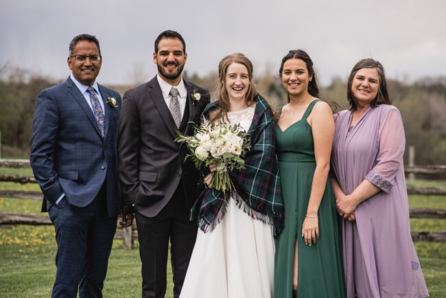 Candid micro wedding photography