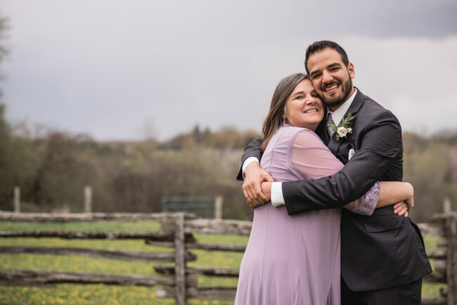 Candid micro wedding photography