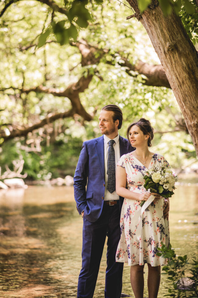 Guelph riverside elopement