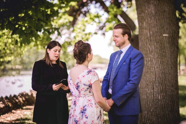 Guelph riverside elopement