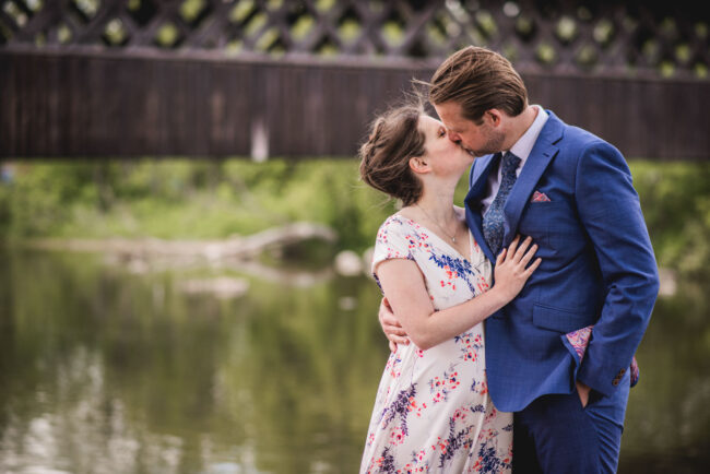 Covered bridge downtown guelph wedding