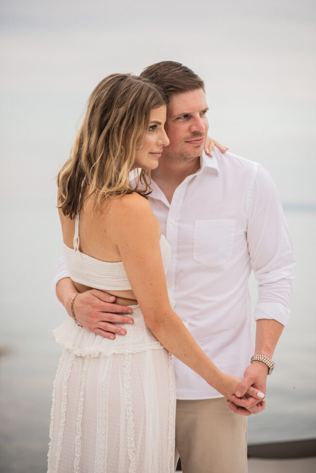 Lake Huron engagement photoshoot