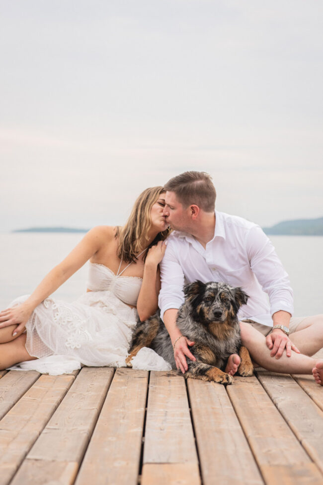 Lake Huron engagement photoshoot