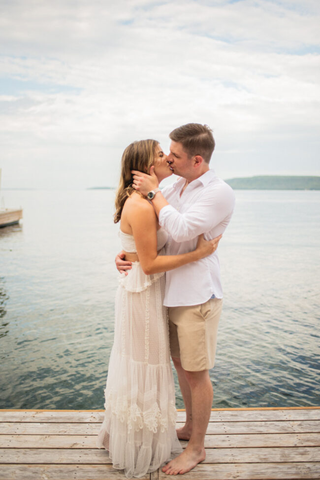 Lake Huron engagement photoshoot