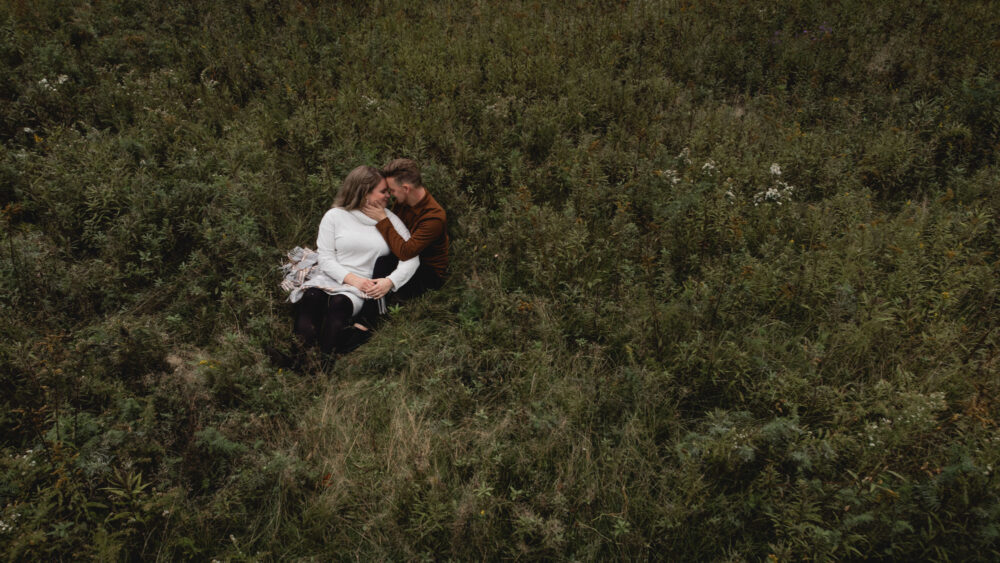 Drone engagement photos