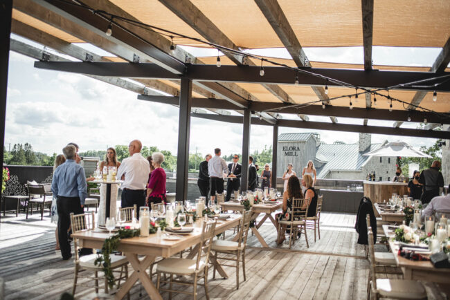 Elora Mill Terrace Wedding