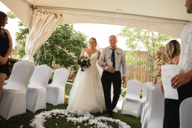 Backyard Wedding Photography Kitchener