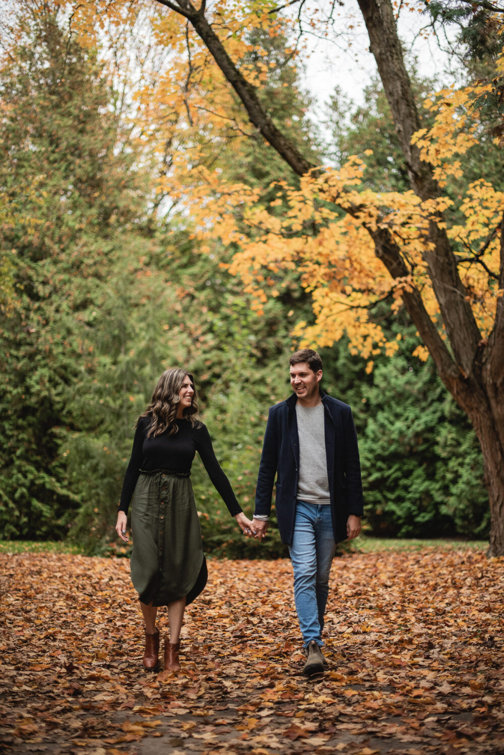 Elora Fall engagement photo ideas