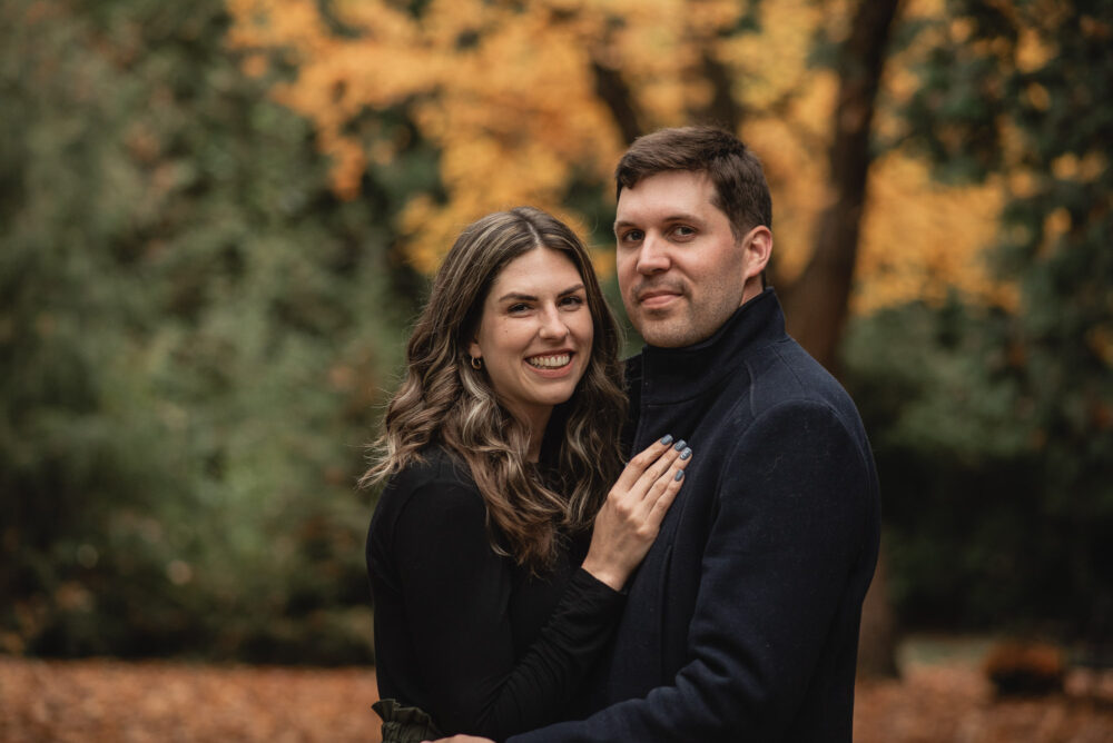 Victoria Park Elora Autumn Engagement Photography