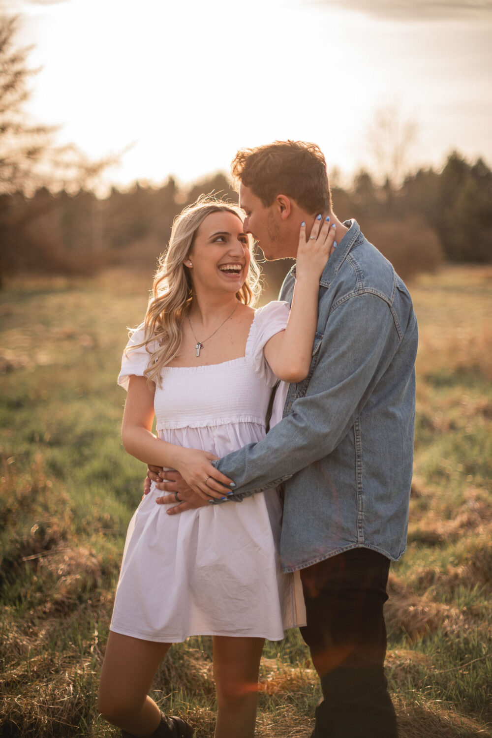 Guelph arboretum engagement photos
