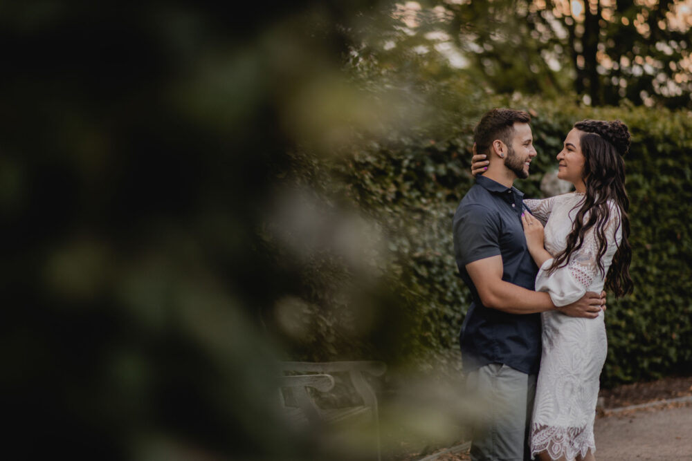 romantic sunset engagement photos guelph