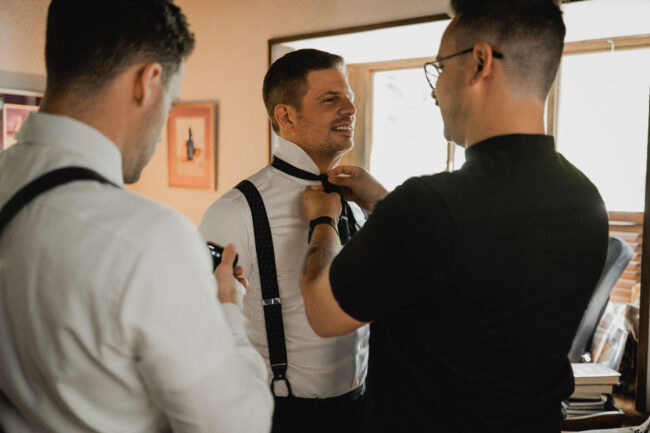 Langdon Hall wedding preparation