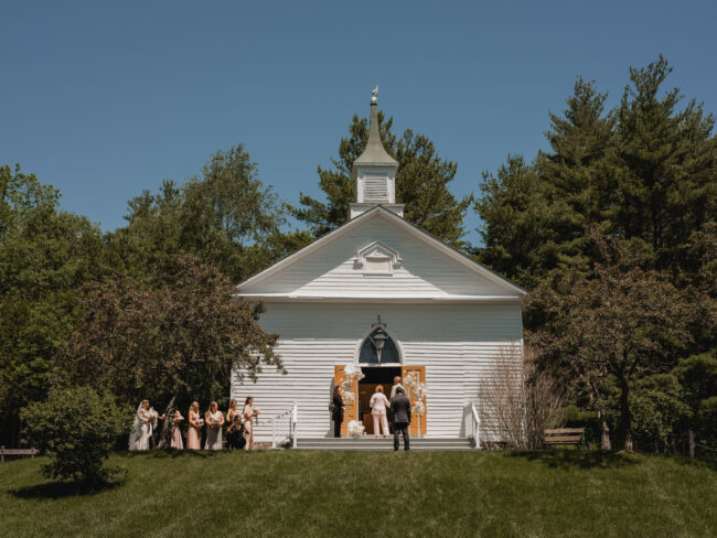 doon heritage village chapel wedding