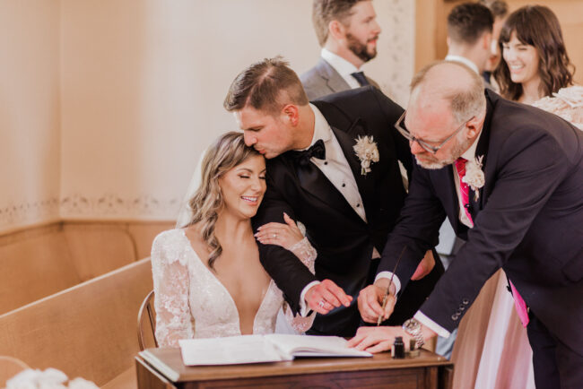 doon heritage village chapel wedding