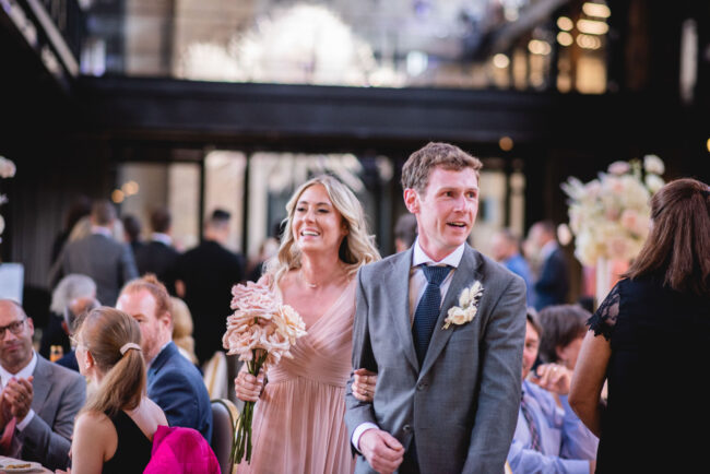 tapestry hall wedding decor