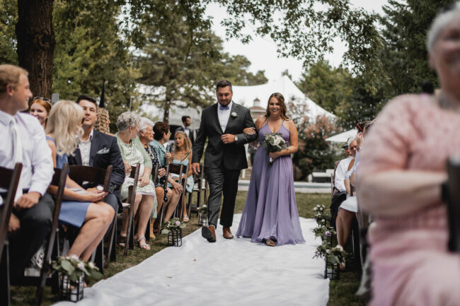 summer outdoor wedding