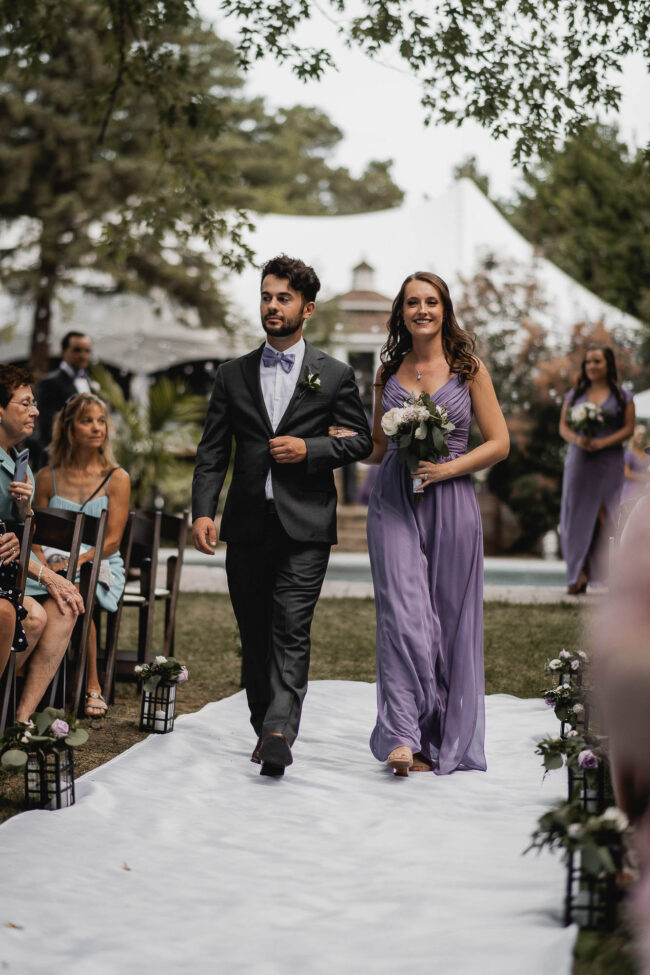 summer outdoor wedding