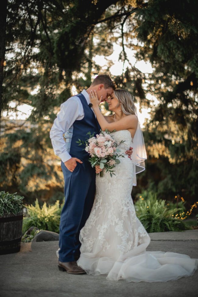 sunset wedding photos kitchener