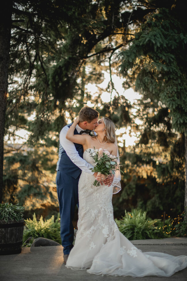 sunset wedding photos kitchener