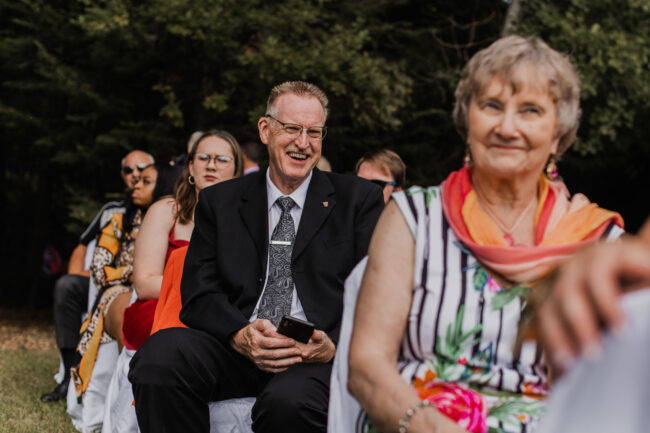 guests at wedding ceremony