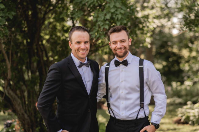 groom and groomsmen