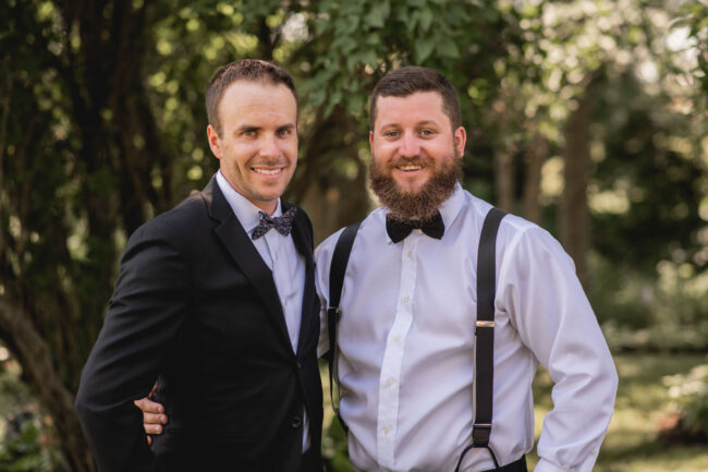 groom and groomsmen