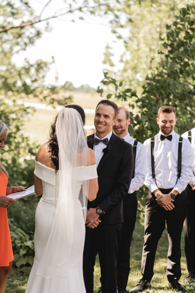 country wedding ceremony