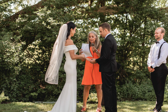 country wedding ceremony